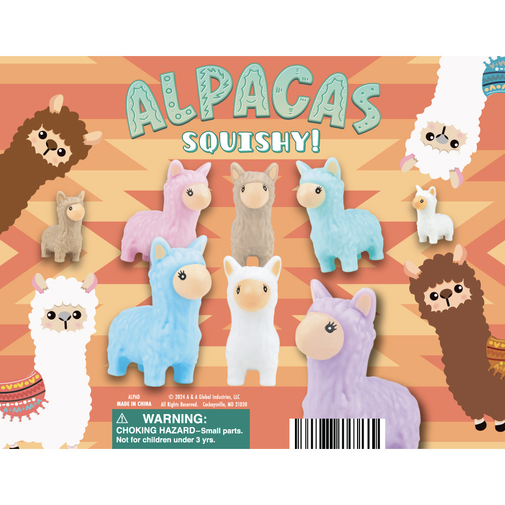 Alpaca Squishies Display Card