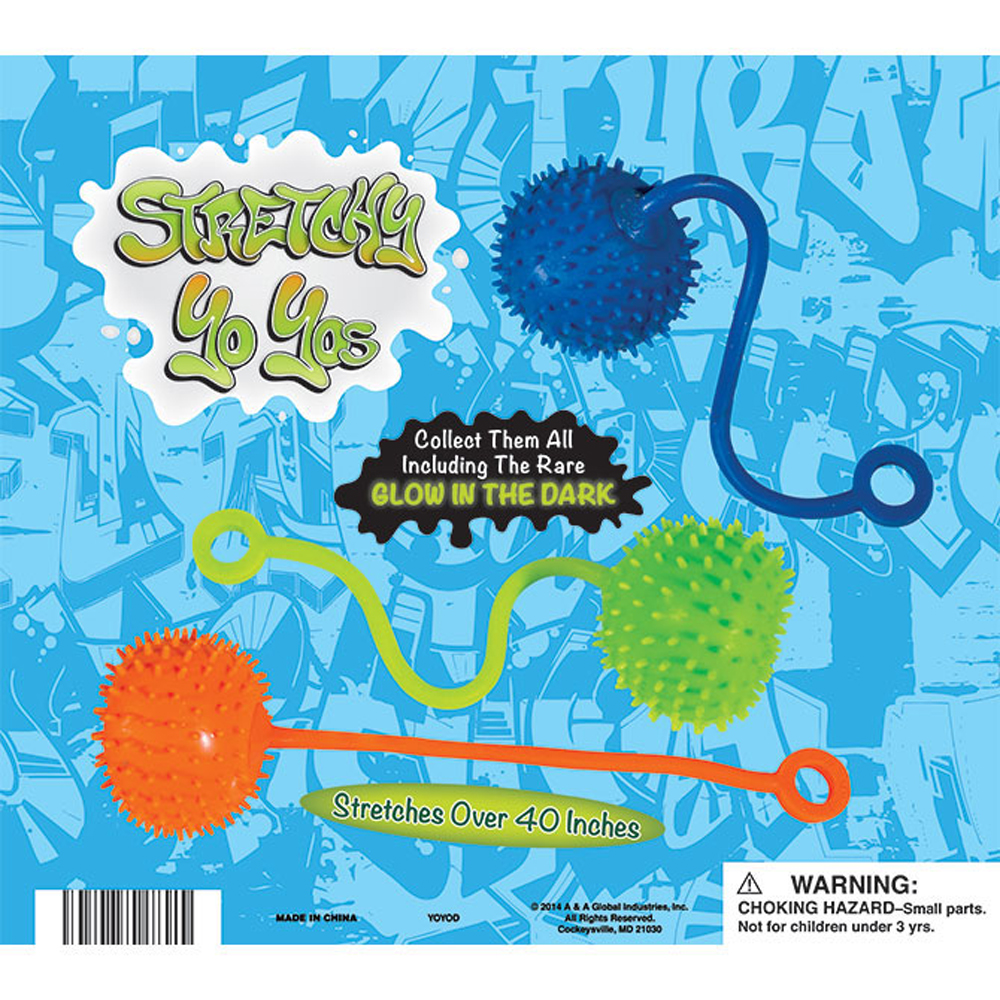 Stretchy Yo-Yo Balls Display Card