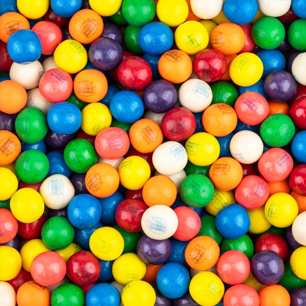 1080 Count Dubble Bubble® Assorted Fruit Gumballs