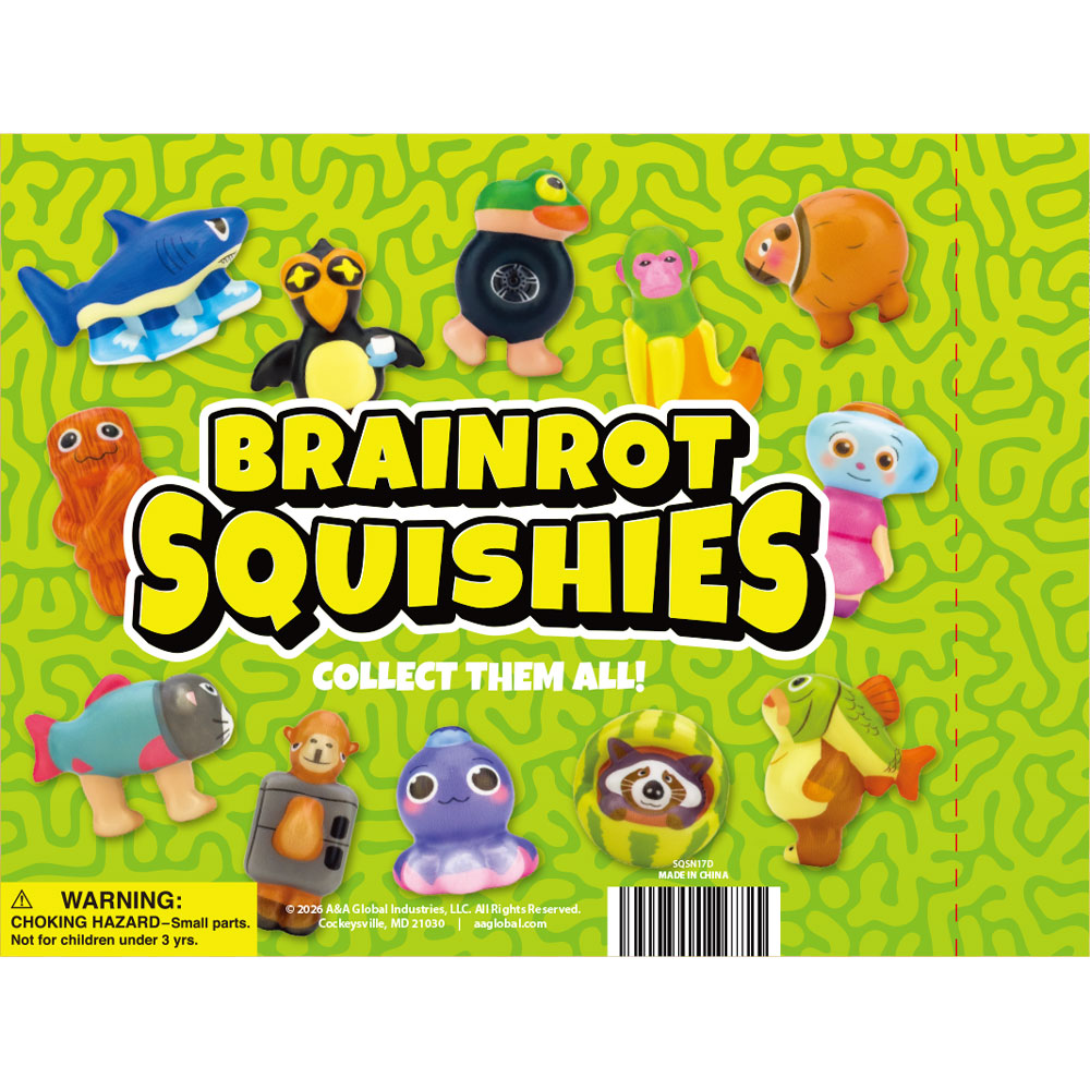 Squishy Brainrot Display Card