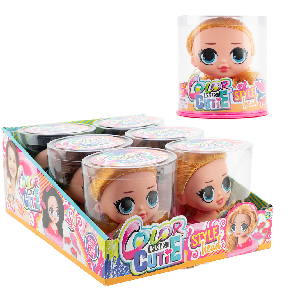 Color Me Cutie Style Head Asst (6pcs)