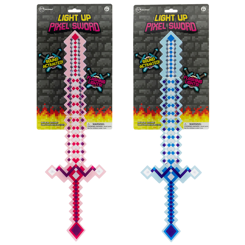 LED Pixel Sword 19.5in Asst