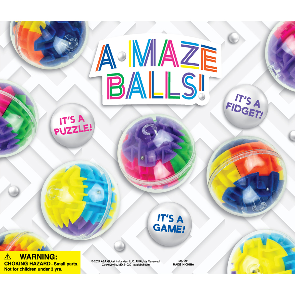Maze Ball Display Card