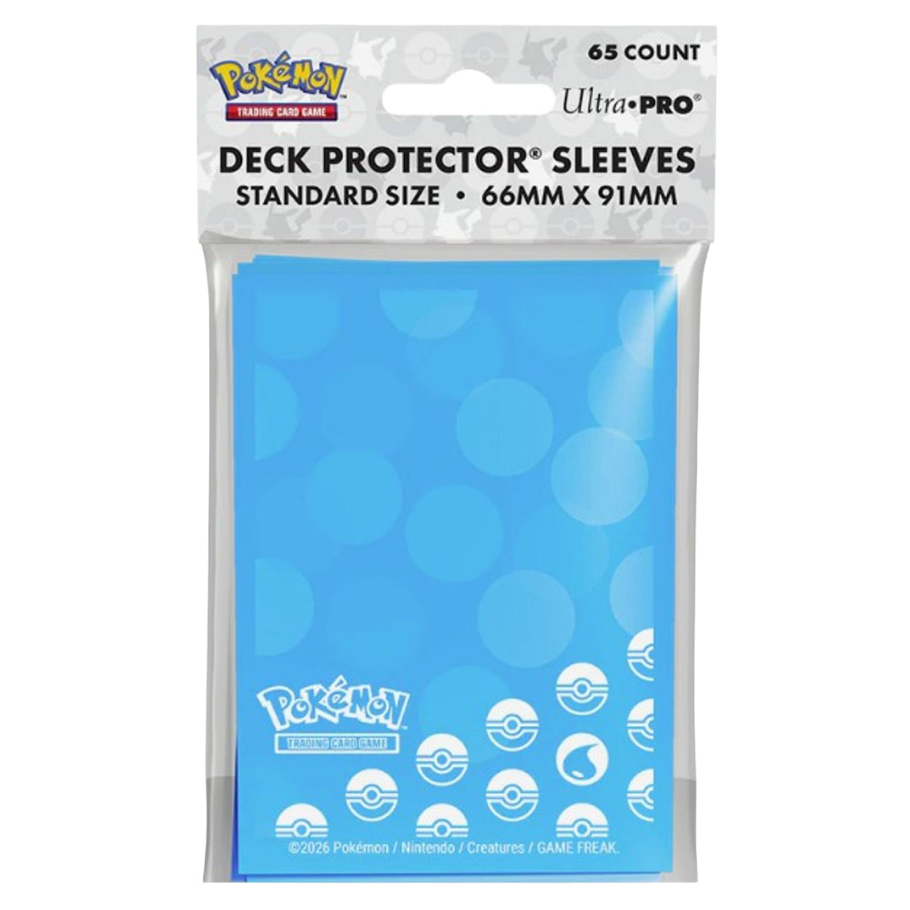 Pokemon Engery Deck Protector Card Sleeves- Water Type