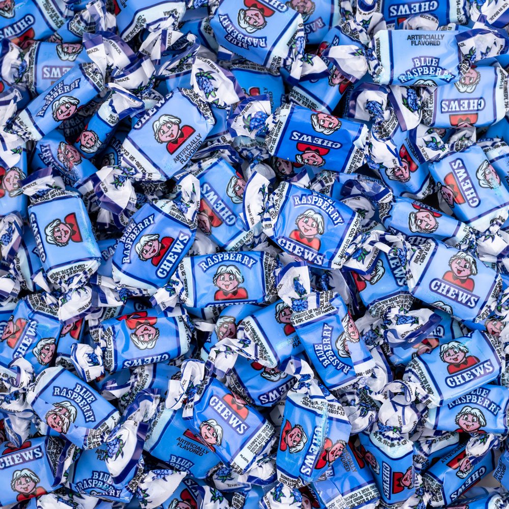 Blue Raspberry Fruit Chews Bag (240pcs)