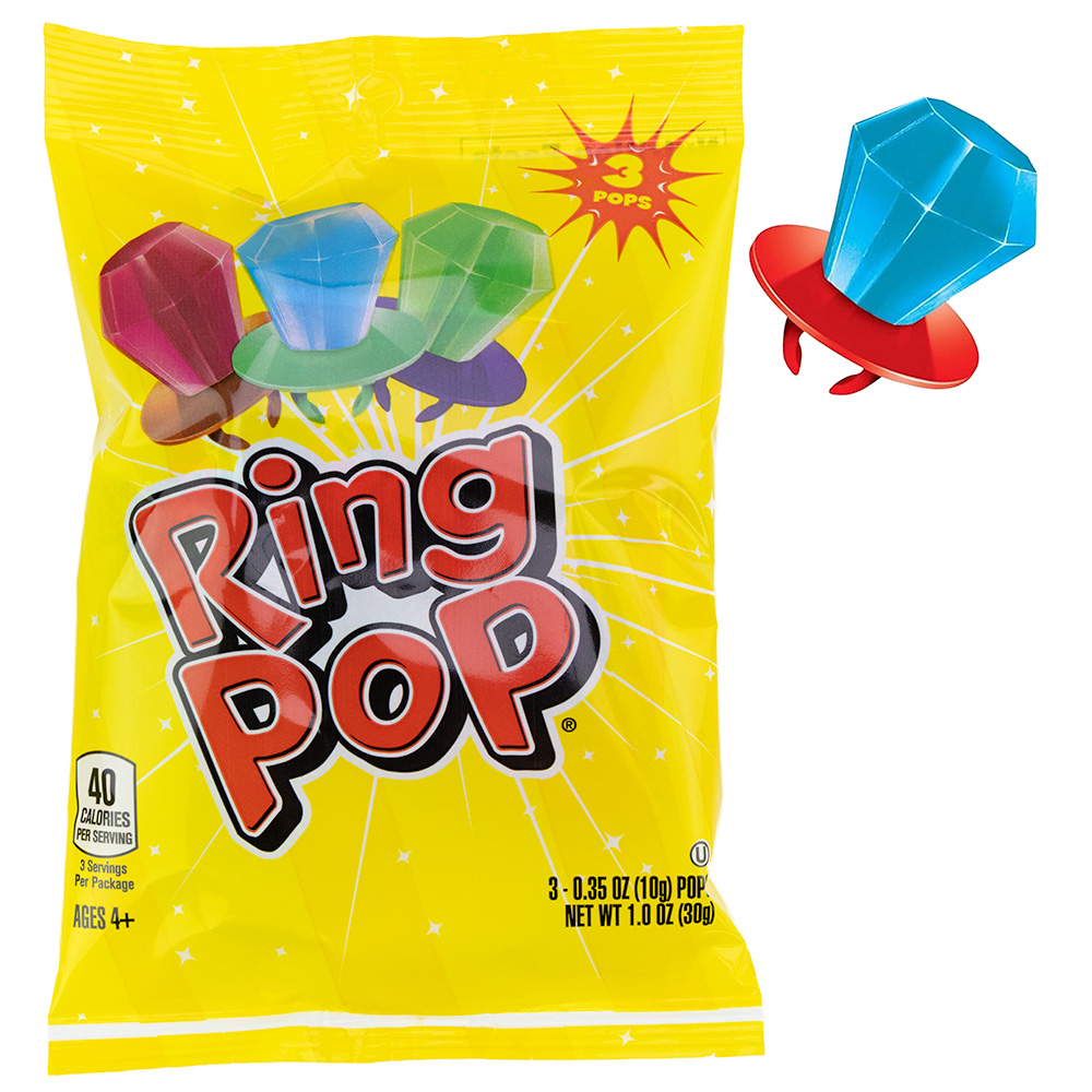 Ring Pops® 3pk Peg Bag (12ct)