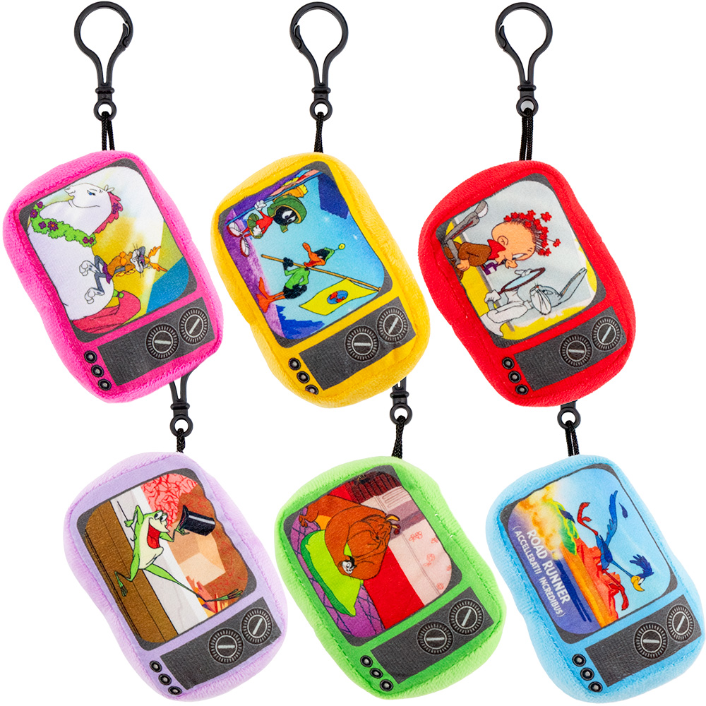 Mini Looney Tunes™ Clip On Plush 3in Asst (12pcs)