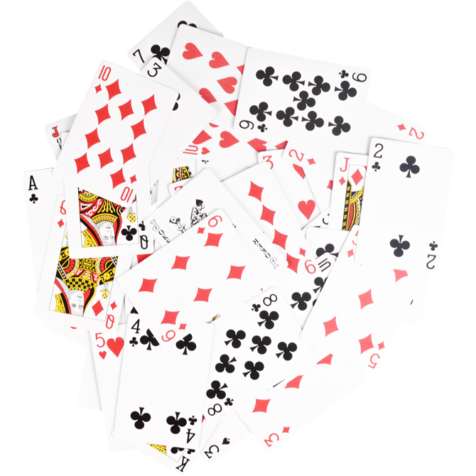 Jumbo Playing Cards (12 pcs)