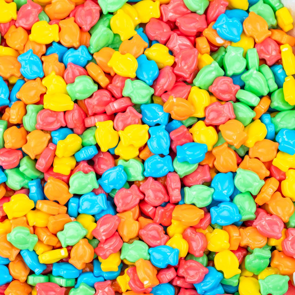 Gone Fishing Fish Shaped Candy - Case (11000pcs)