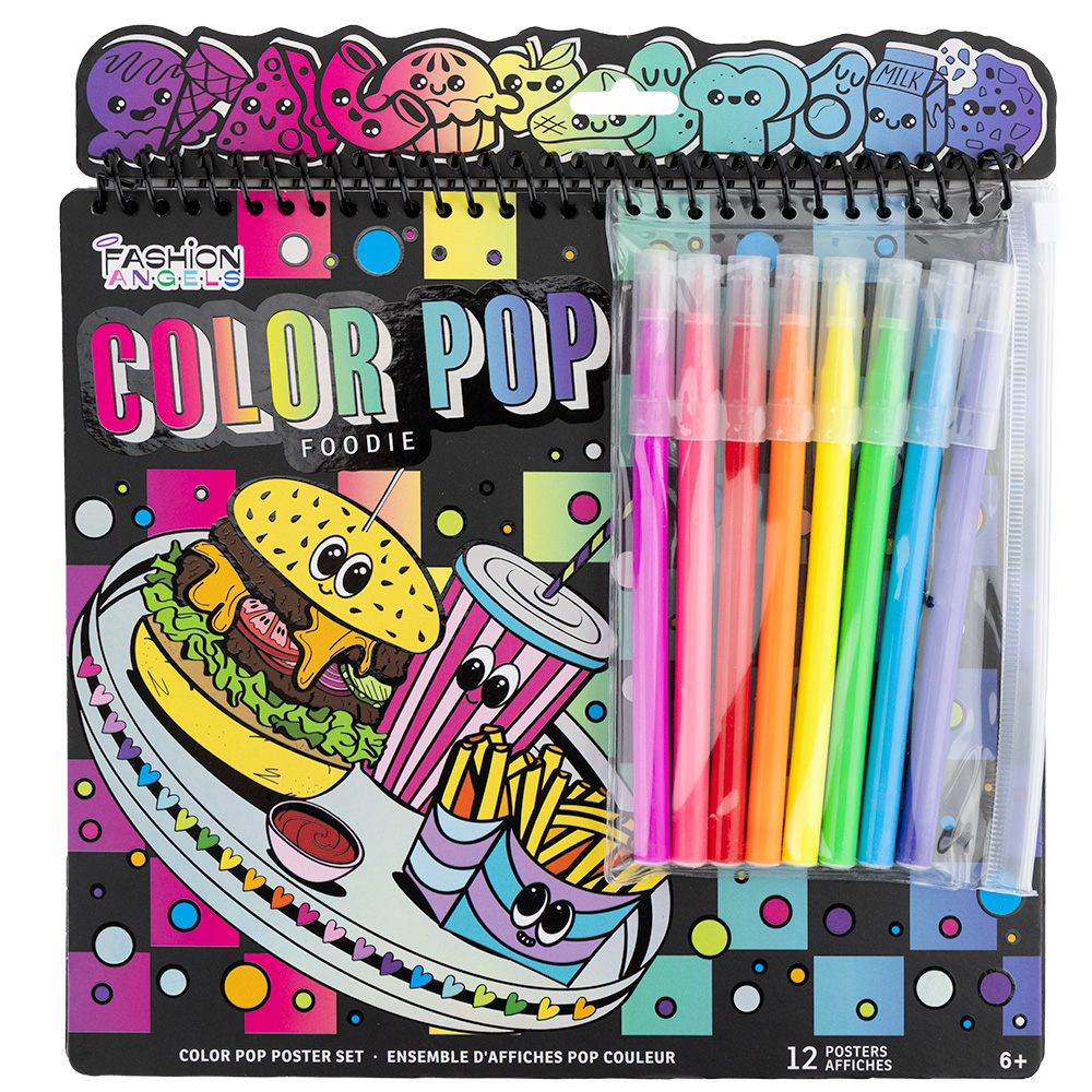 Color Pop Foodie Coloring Portfolio