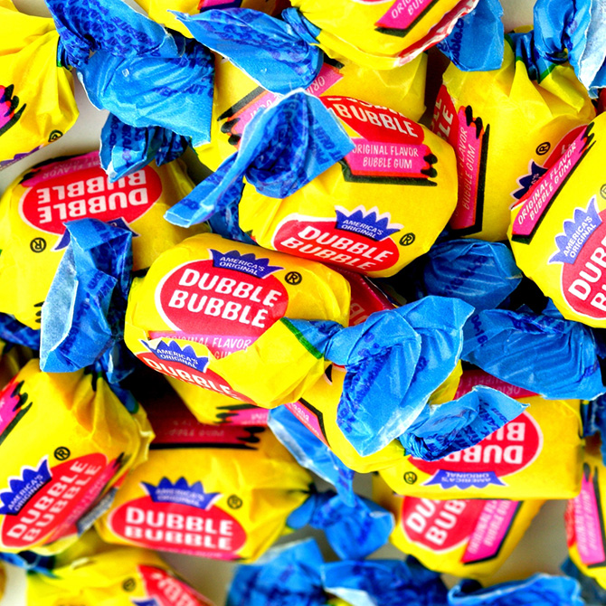 Dubble Bubble® Original Twist Gum (1800pcs)