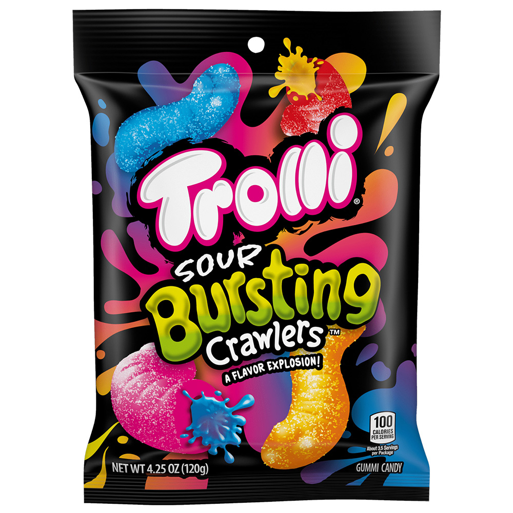 Trolli® Sour Bursting Crawlers Peg Bag (12ct)