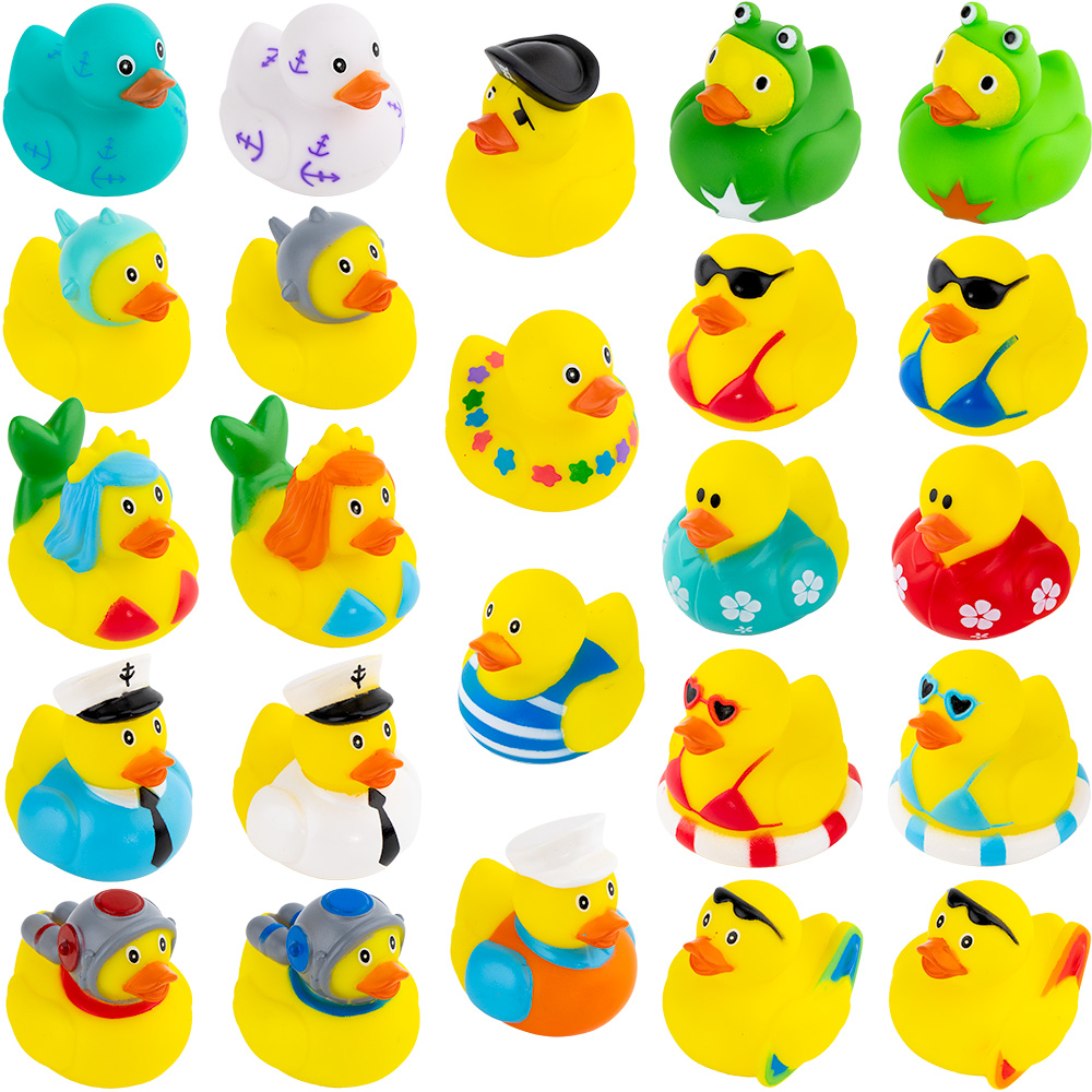 Nautical Duck Collection (24 Styles) 2in (500pcs)