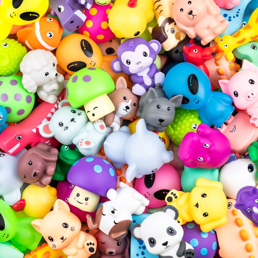 Rubber Animal and Figures 2in-3in Asst (400pcs)