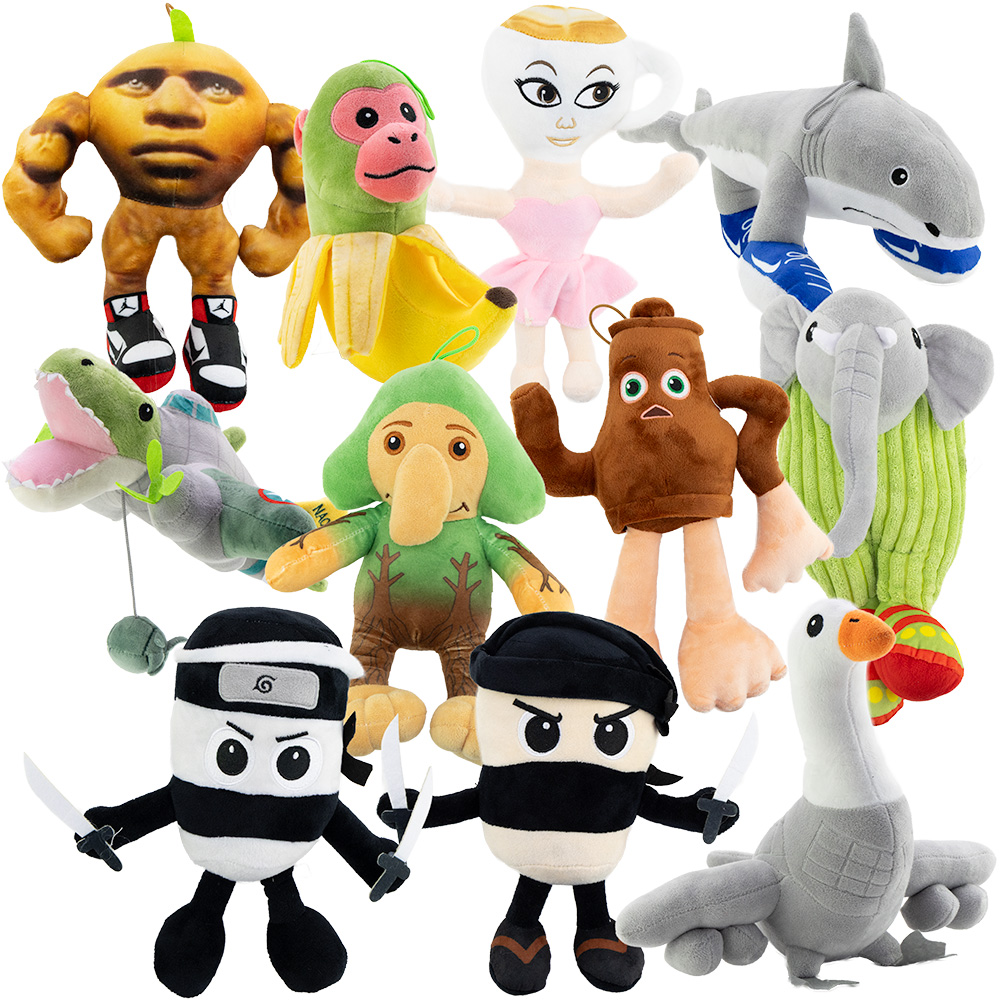 Brainrot Plush 8-10in Asst (96pcs)