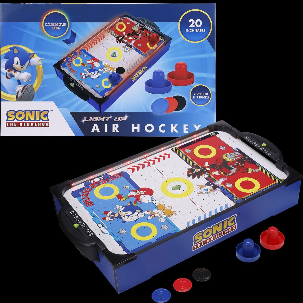 Sonic The Hedgehog™ LED Tabletop Air Hockey Game