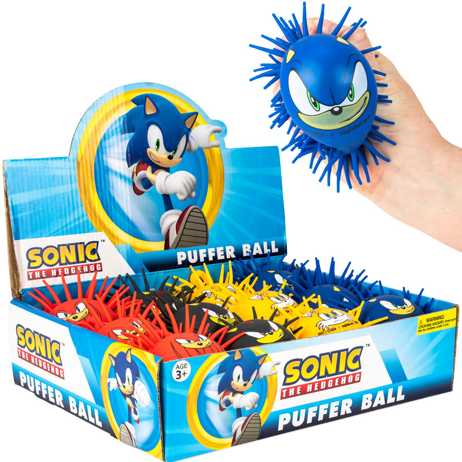 Sonic The Hedgehog™ Puffer Ball 4in Asst (12 pcs)