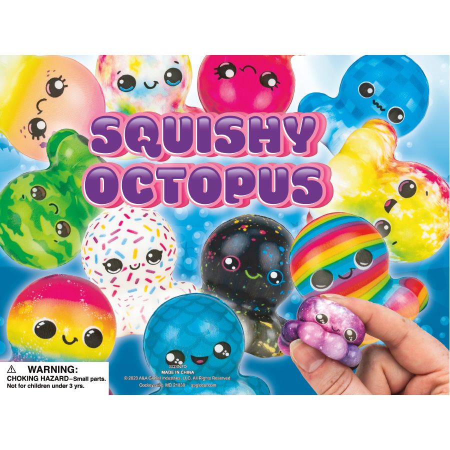 Squishy Octopus Display Card