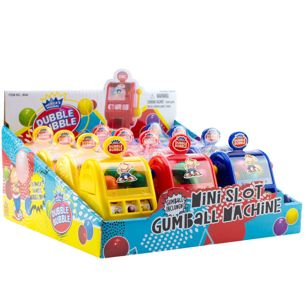Dubble Bubble® 4in Mini Slot Machine Display Box (12ct)