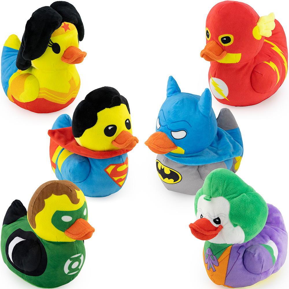 Justice League™ Plush Ducks 9.5in Asst (24pcs)