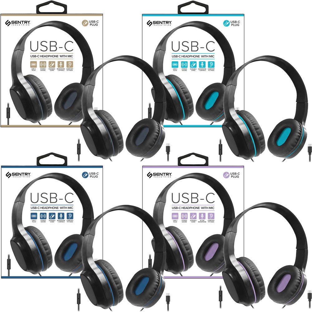USB-C Wired Headphone with Mic Asst