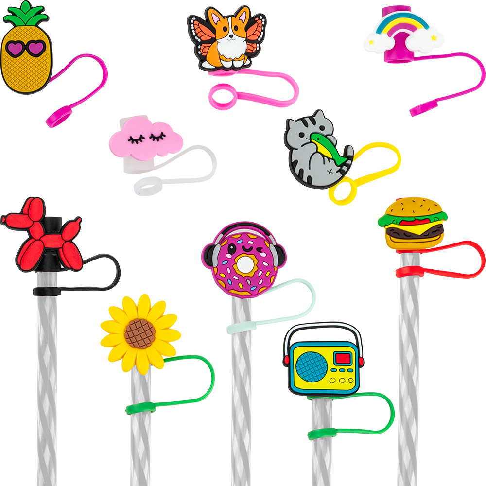 Straw Toppers in Bulk Bag (100pcs)