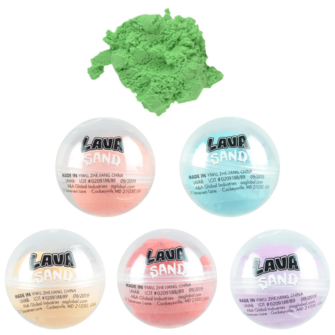 Lava Sand with Shrink Band in 2in Capsules (200pcs)