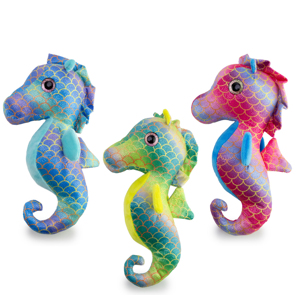 Seahorse Plush 12.5in Asst