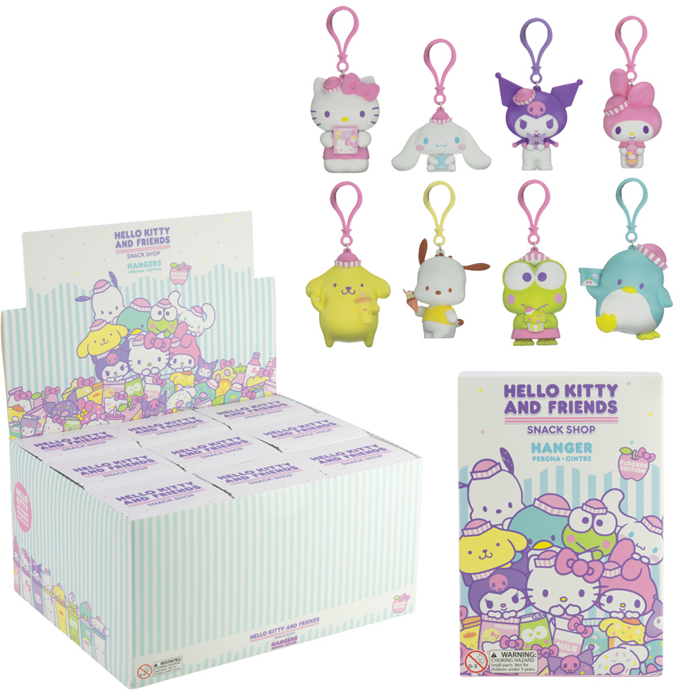 Hello Kitty Flocked Snack Shop Blind Box (9pcs)