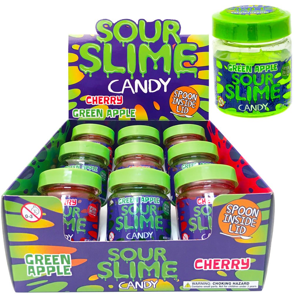 Gummy Candy Sour Slime 3.5oz (9pcs)