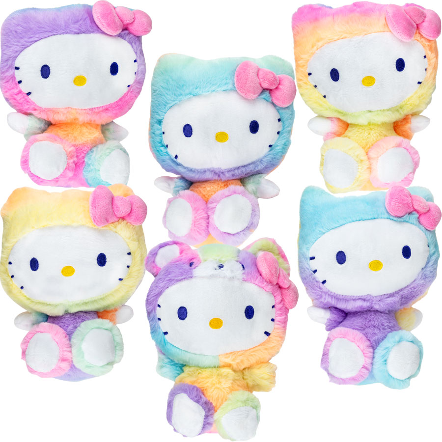 Hello Kitty® Rainbow Sherbet Plush 6.5in Asst