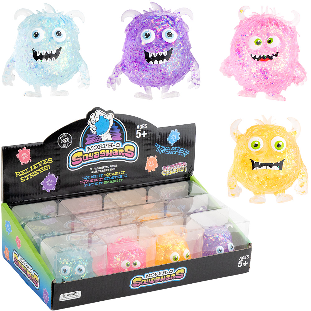 Sugar Glitter Squeeze Monster 2.5in (12pcs)