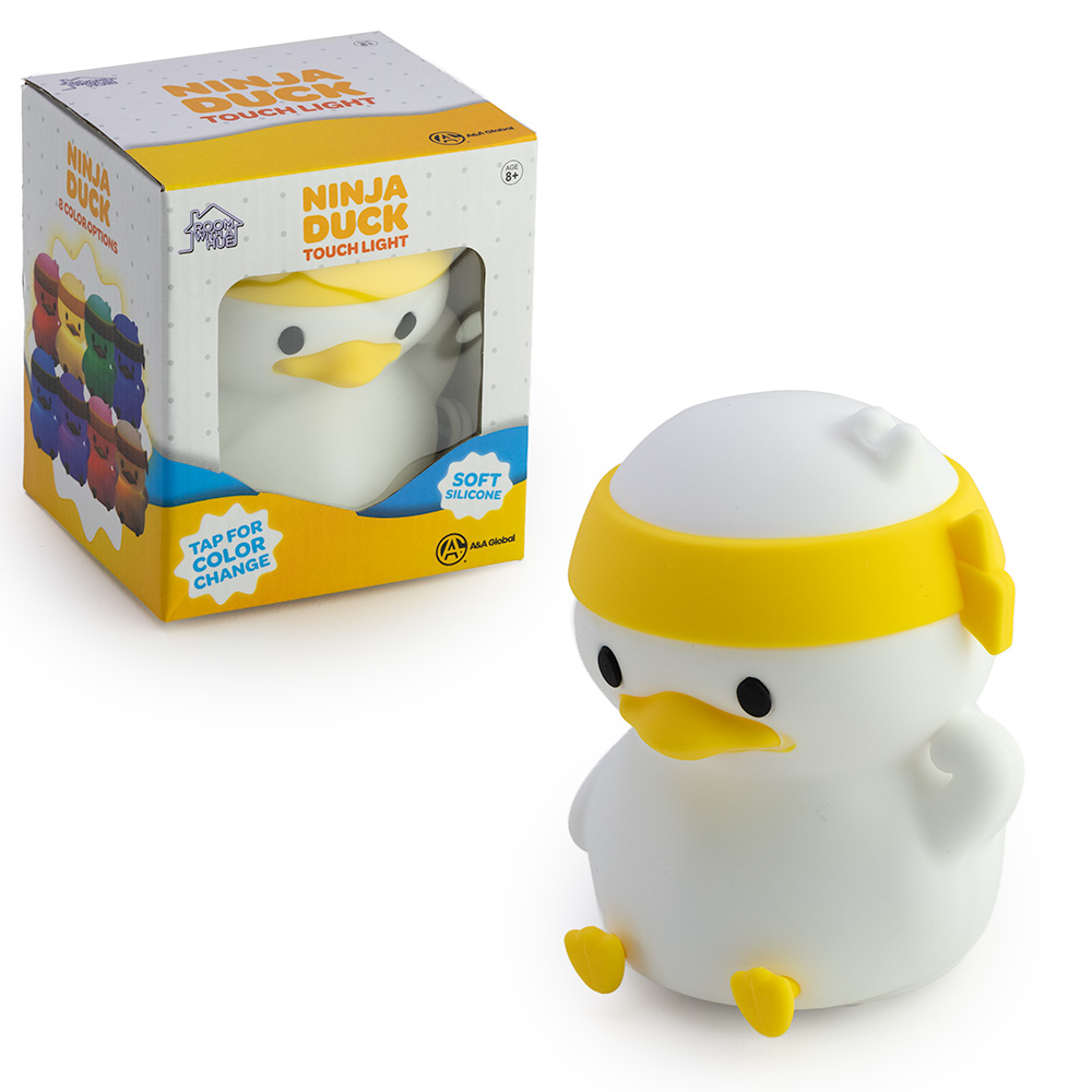 Light-Up Silicone Ninja Duck 6in