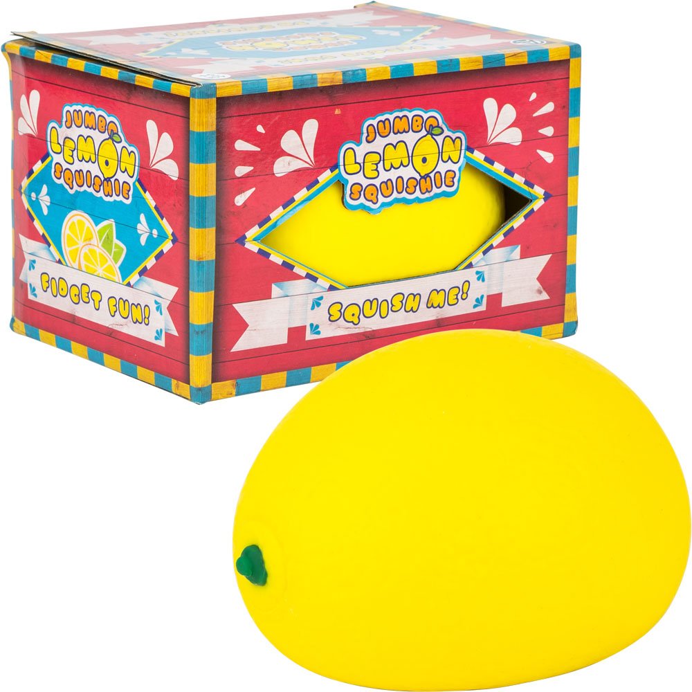 Jumbo Squishy Lemon with Flour 6in x 5in