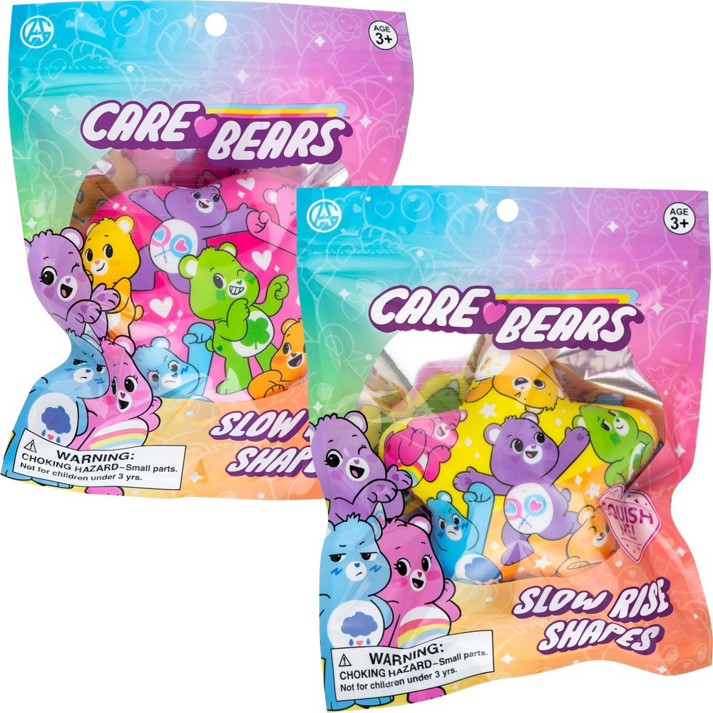 Care Bears™ Squishy 4in Heart and Star (12pcs)