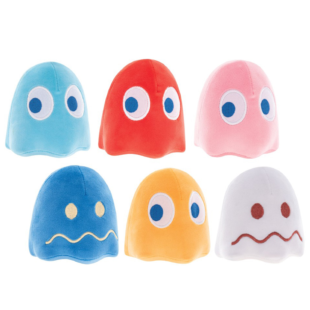 Pac-Man Ghost Plush 7in Asst