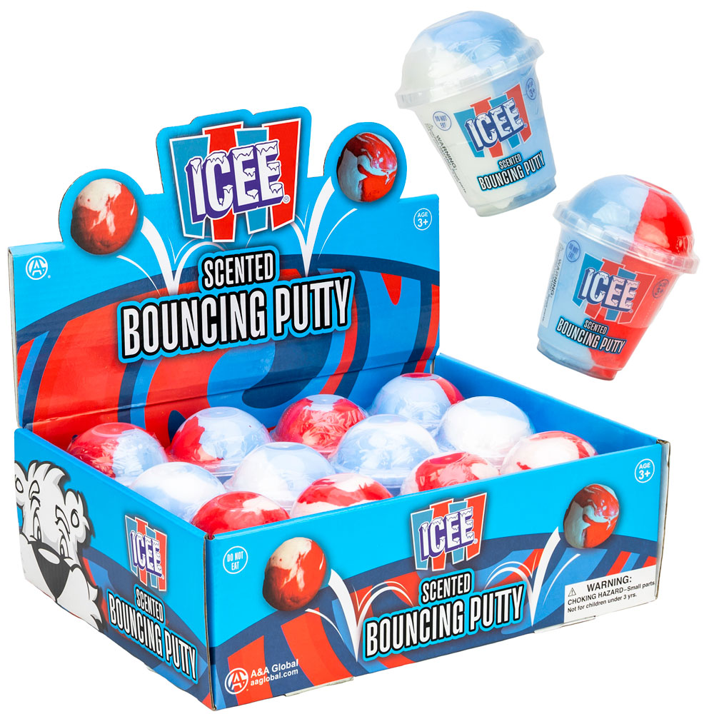 ICEE® Scented Bouncing Putty 3.25in Asst (12pcs)