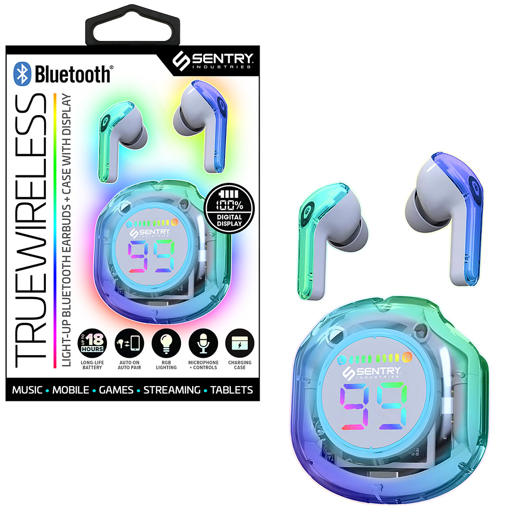 Light-Up Bluetooth True Wireless Earbuds