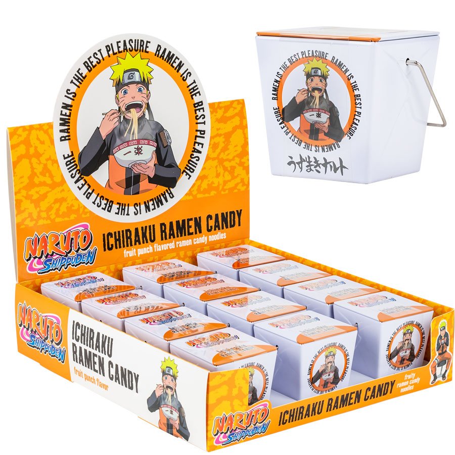 Naruto Ramen Noodle Shaped Gummy Candy  (12pcs)
