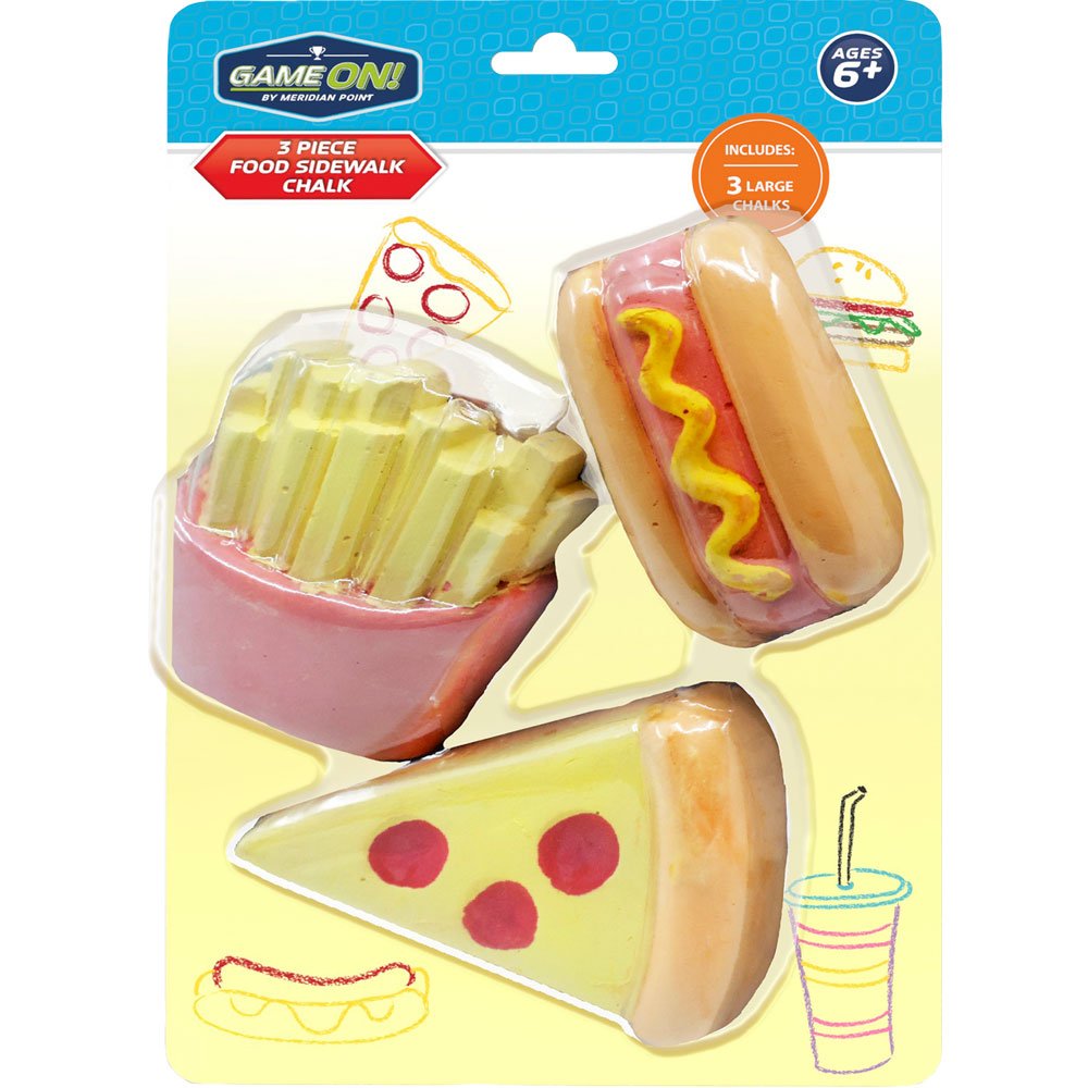 Food Sidewalk Chalk 3pc(12pcs)