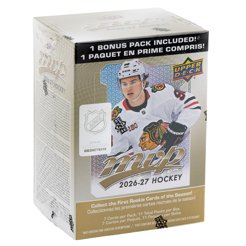 UD MVP Hockey Trading Cards Blaster Box 2026-27 (9pcs)
