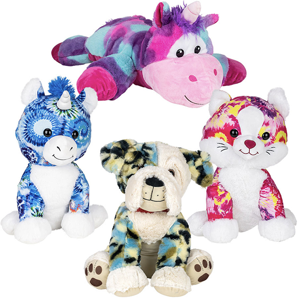 Monster Generic Plush Mix 14in-20in $13.20avg (12pcs)