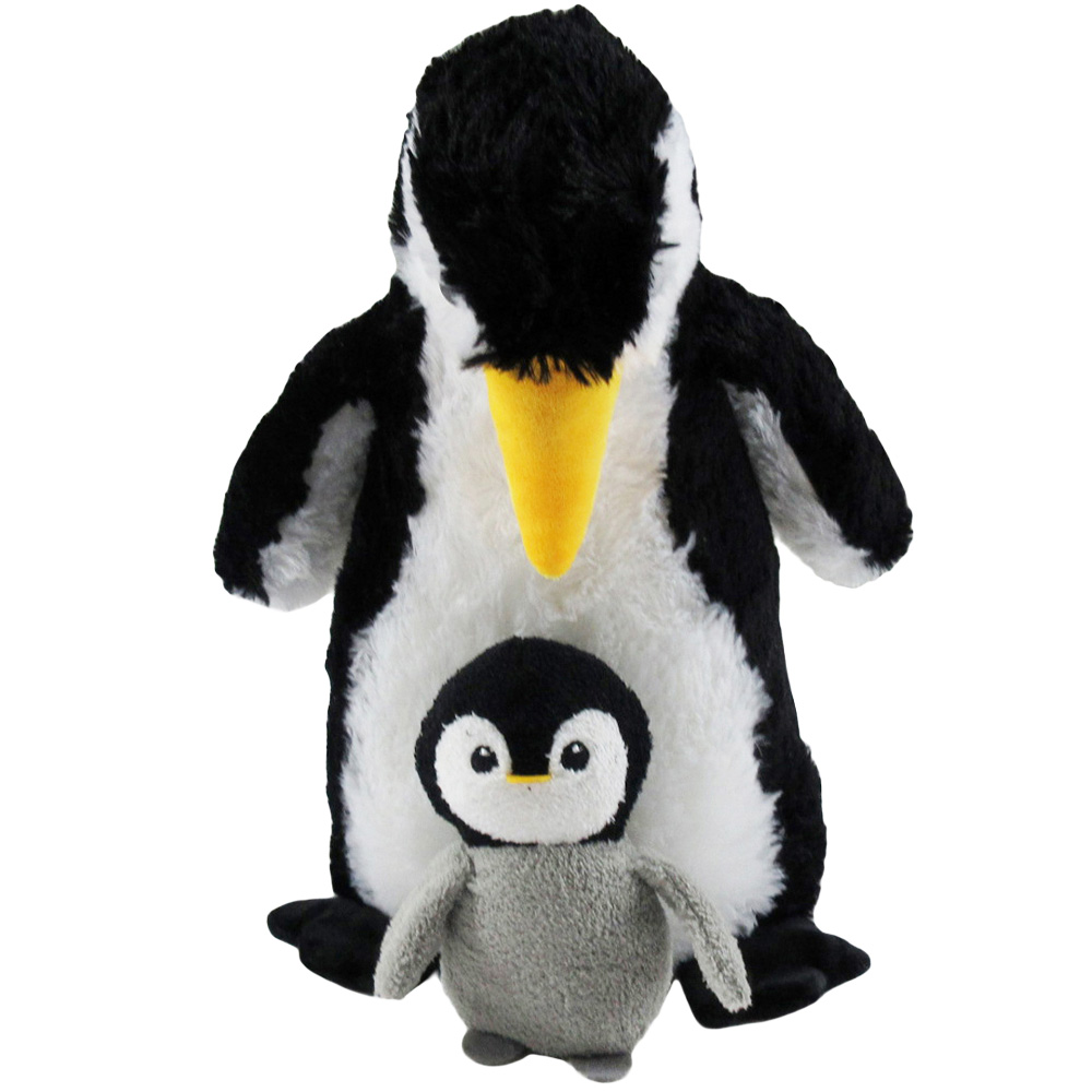 Penguin with Baby Plush 28in (2pcs)