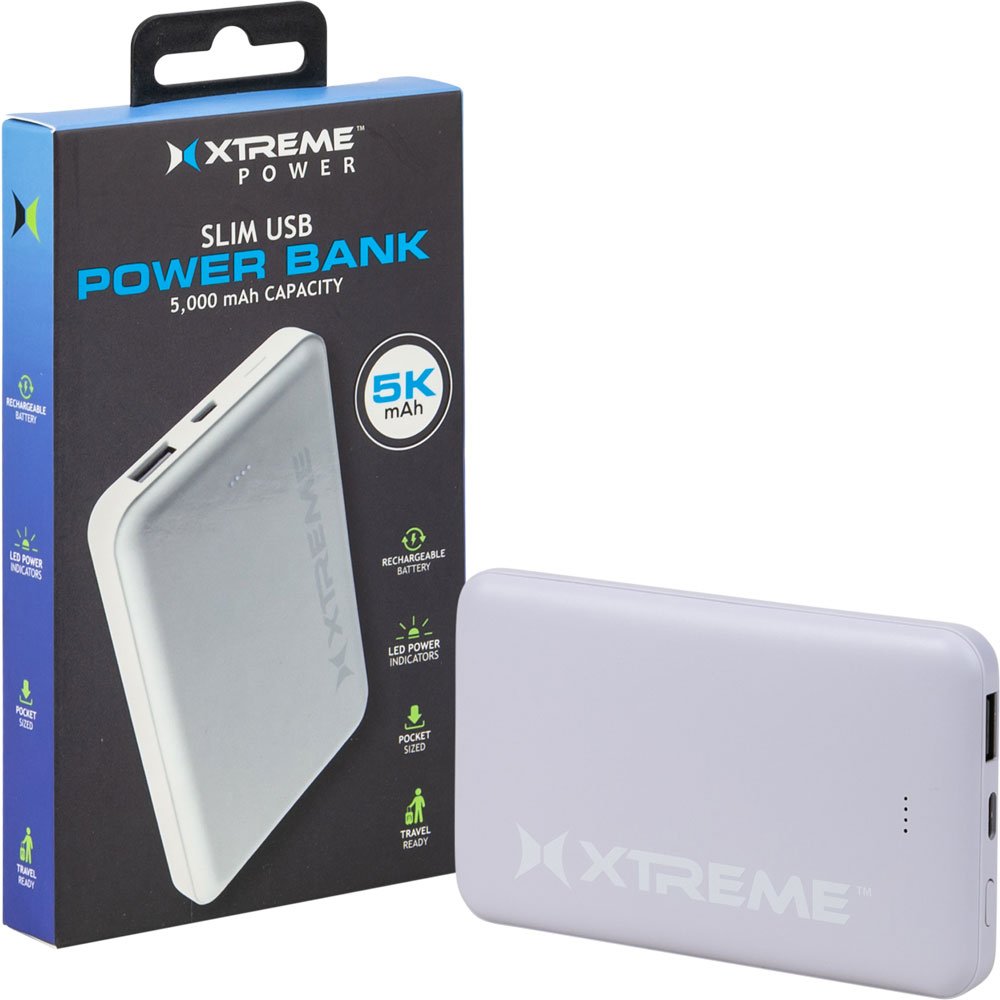 Slim Power Bank 5000mAh-White