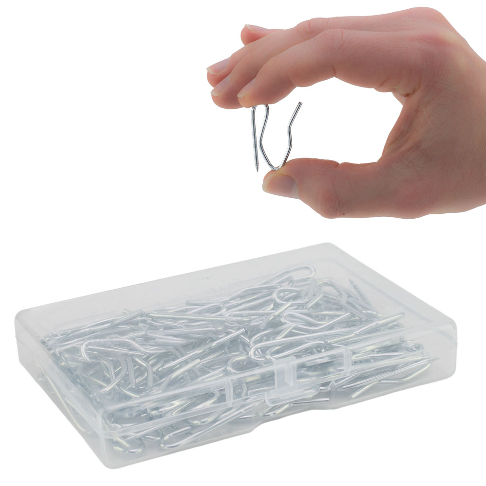 Plush Curtain Hooks 58 pack