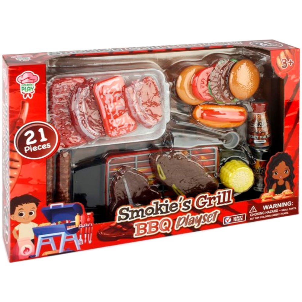 Smokies Grill BBQ Playset 21pc