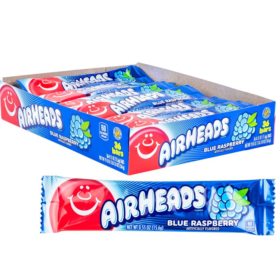 Blue Raspberry AirHeads® Display Box (36pcs)