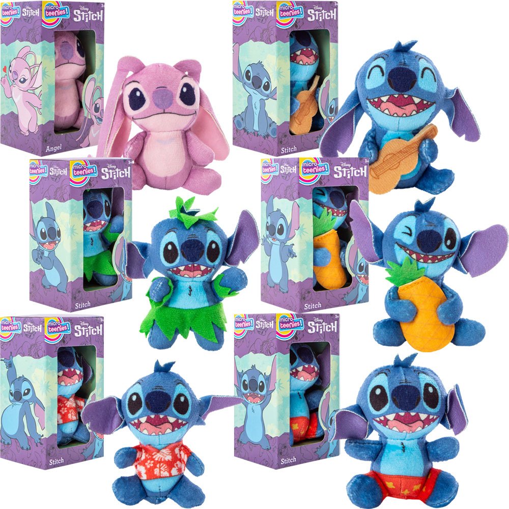 Micro Teenies Disney© Stitch Boxed Plush 2.5in Asst (18pcs)