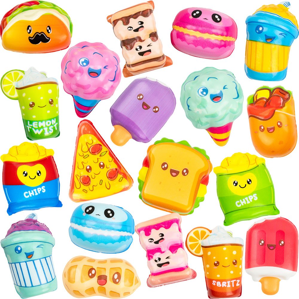 Squishy Food 2in-3in Asst (50pcs)