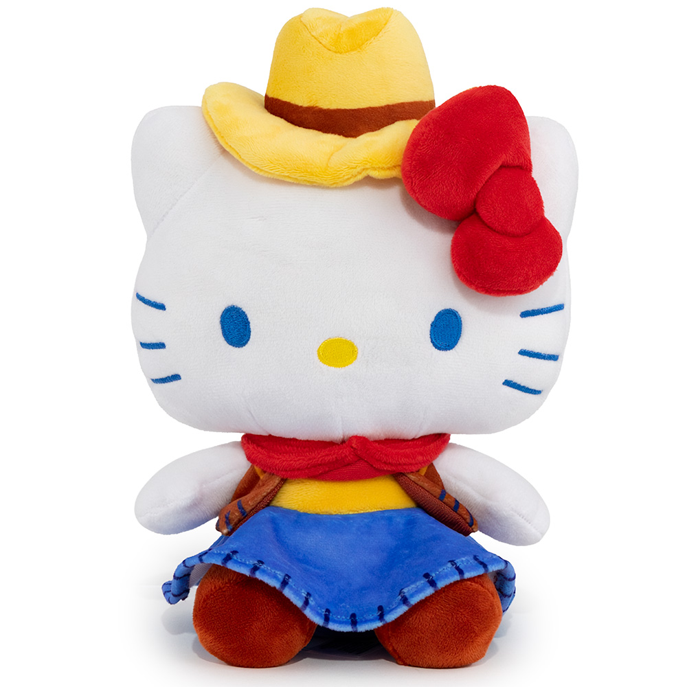 Hello Kitty Cowgirl 8in-9.5in Asst